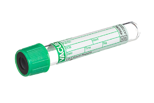 Пробірки вакуумні 4мл 13х75мм, "Vacuette" з Літій гепарином 50шт/уп